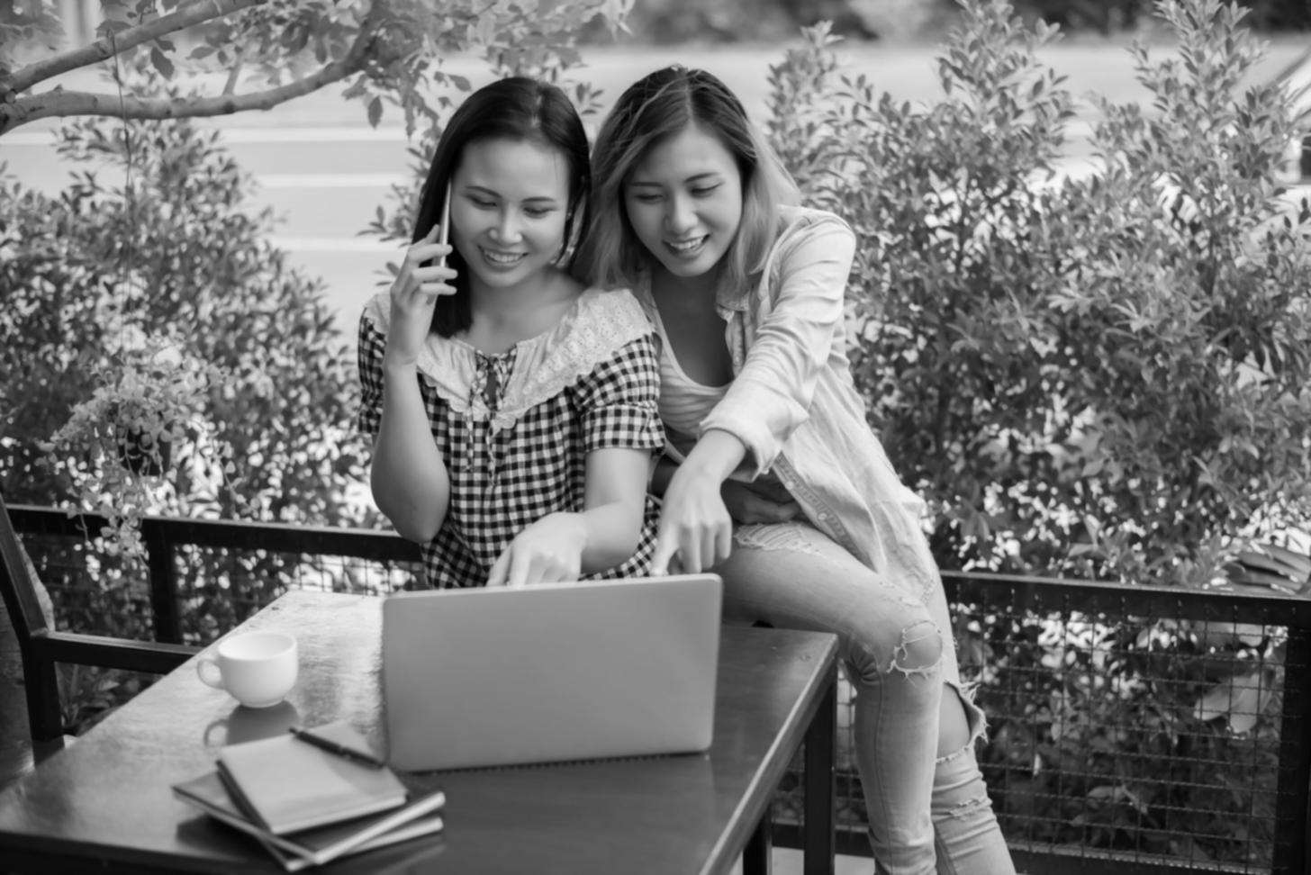 Students working on Unreal Engine projects in collaborative workspace